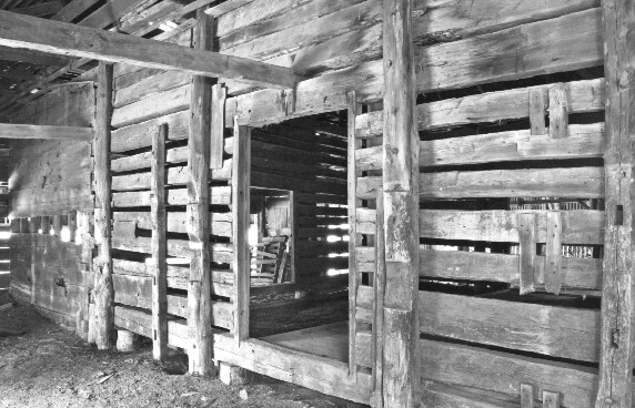Bond-Simms Tobacco Barn, Greenwell State           Park. Photo by William Graham, Colonial Williamsburg Foundation, 2007