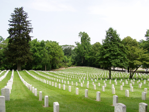 View of Annapolis National Cemetery